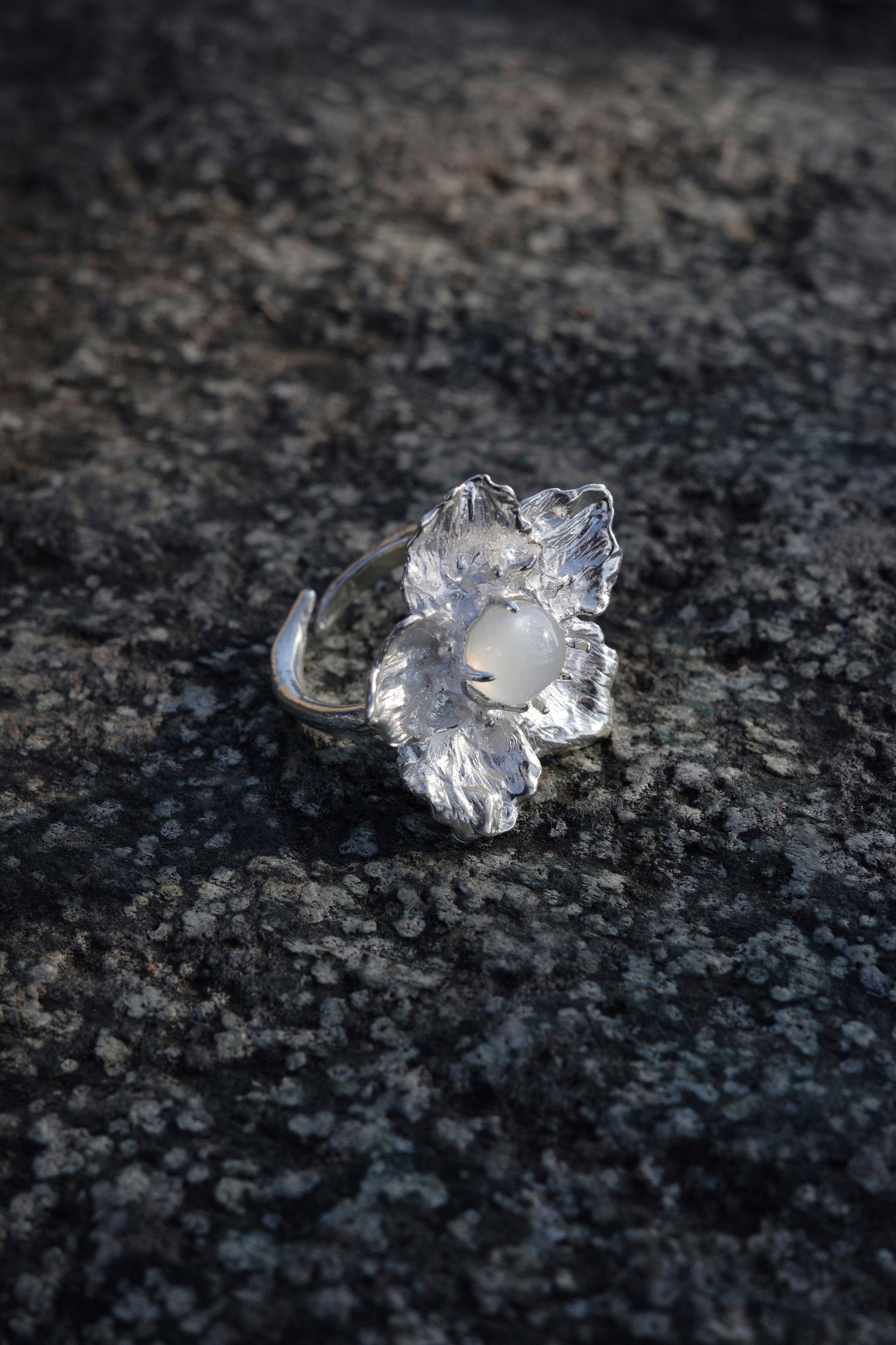 Moonlit Bloom Ring