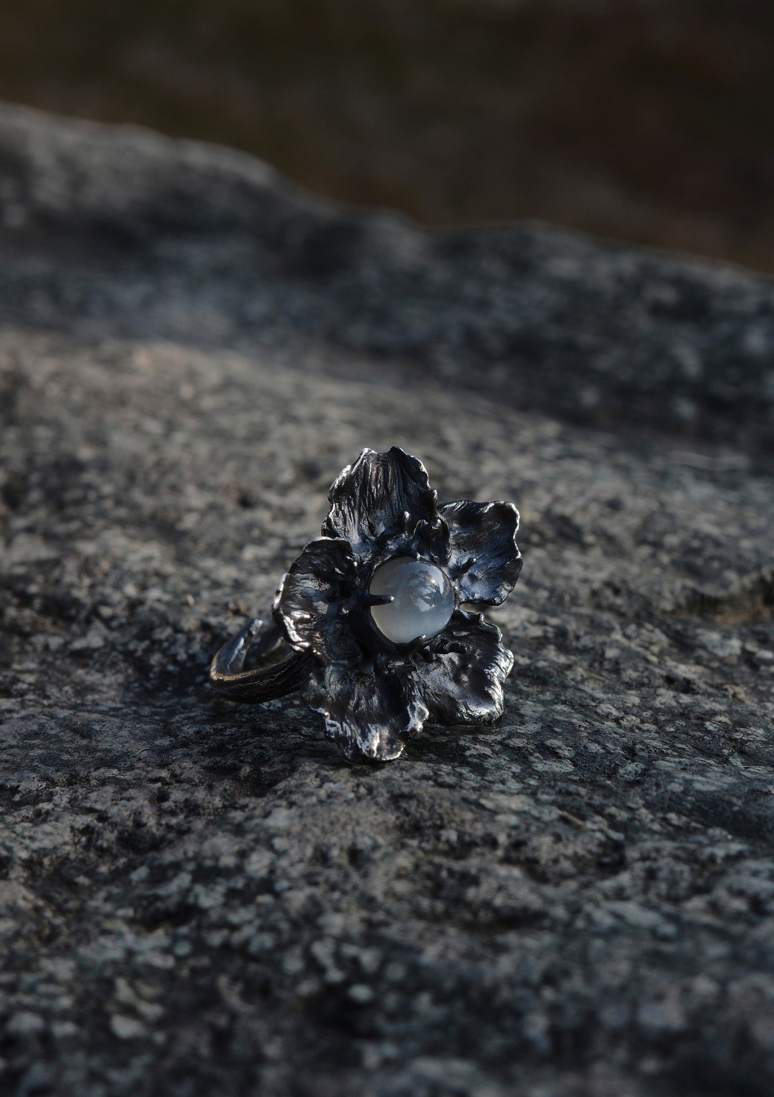 Moonlit Bloom Ring