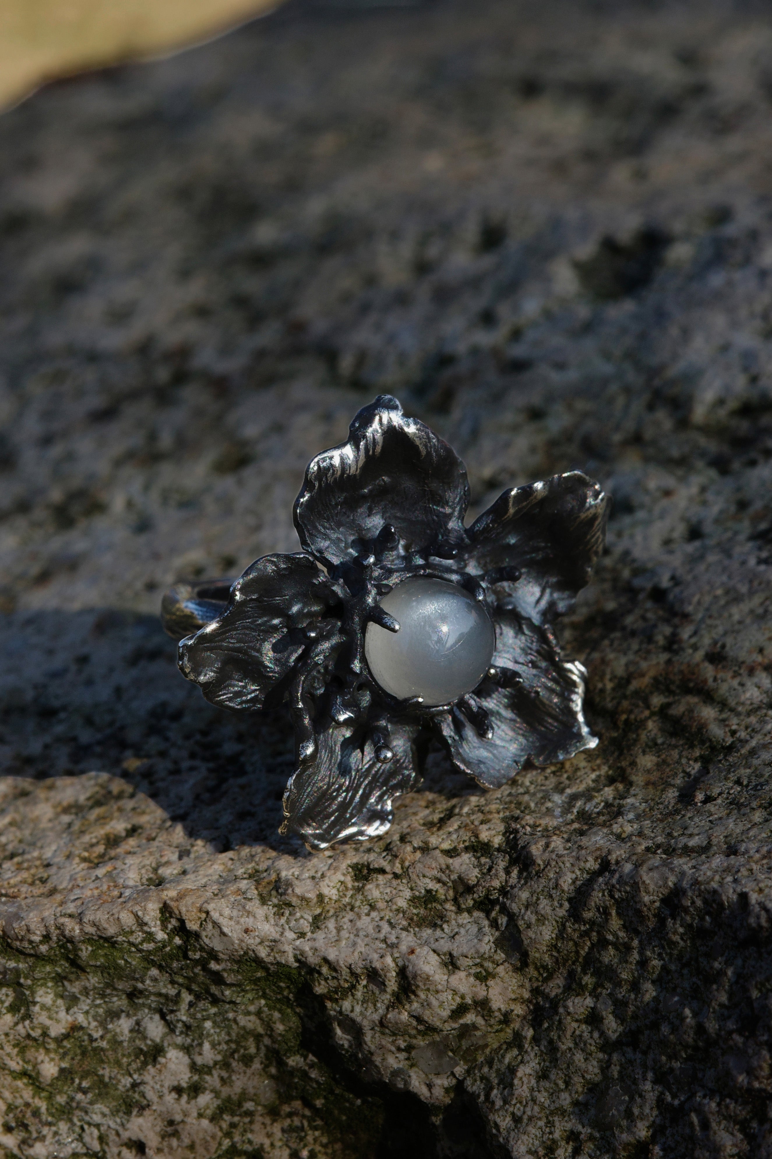 Moonlit Bloom Ring