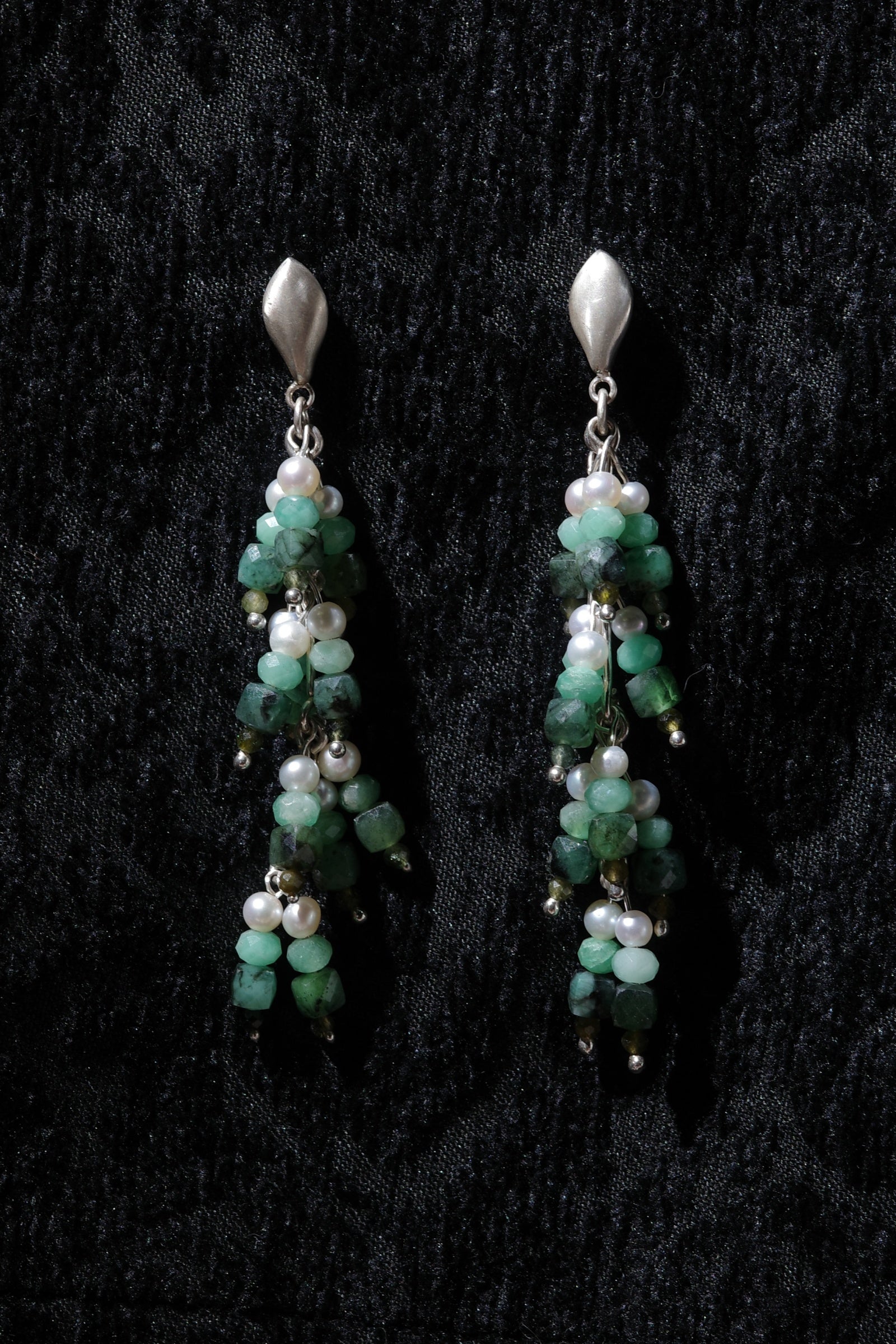 Green Berry Earrings