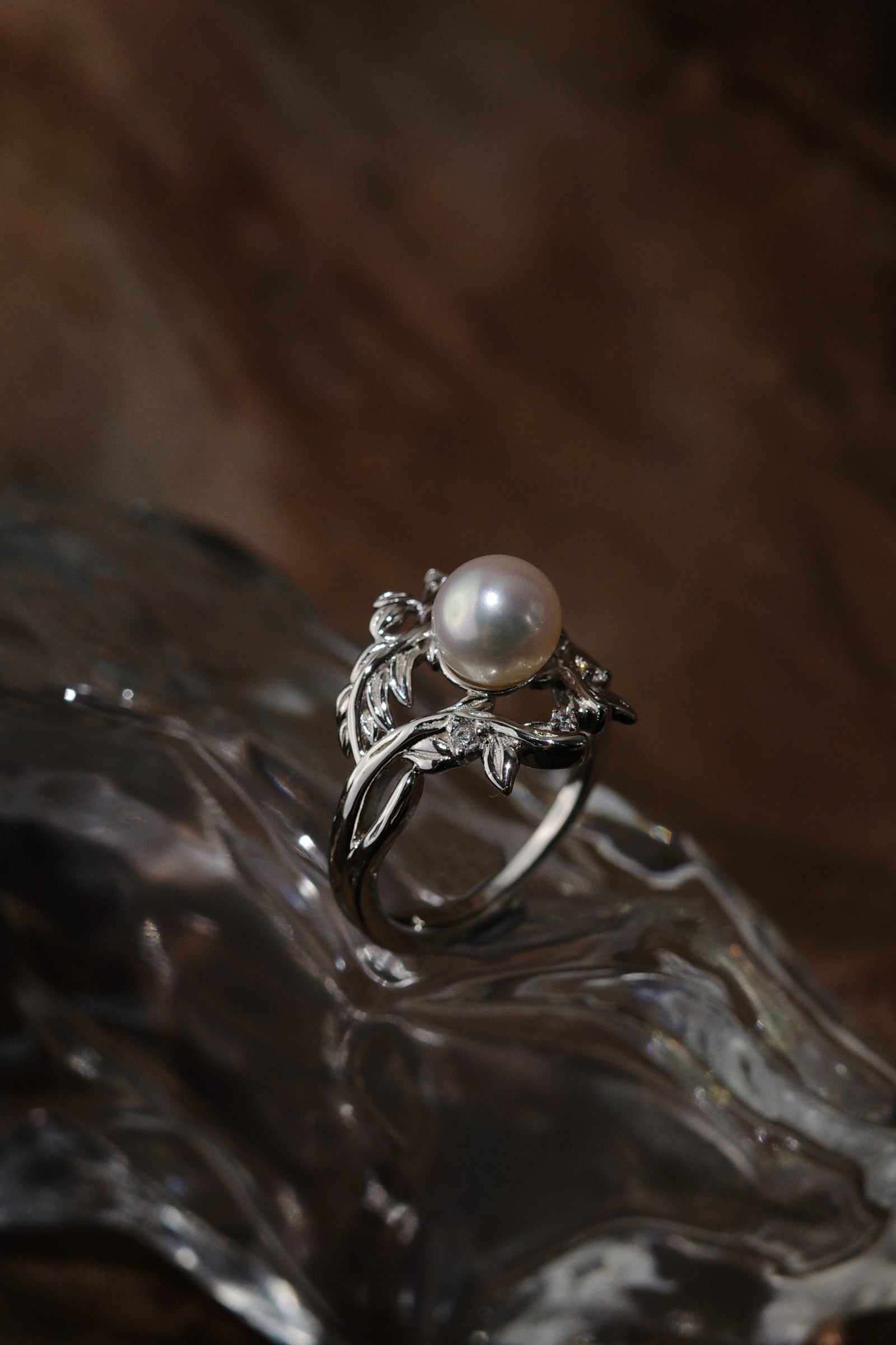 Vine Pearl Ring