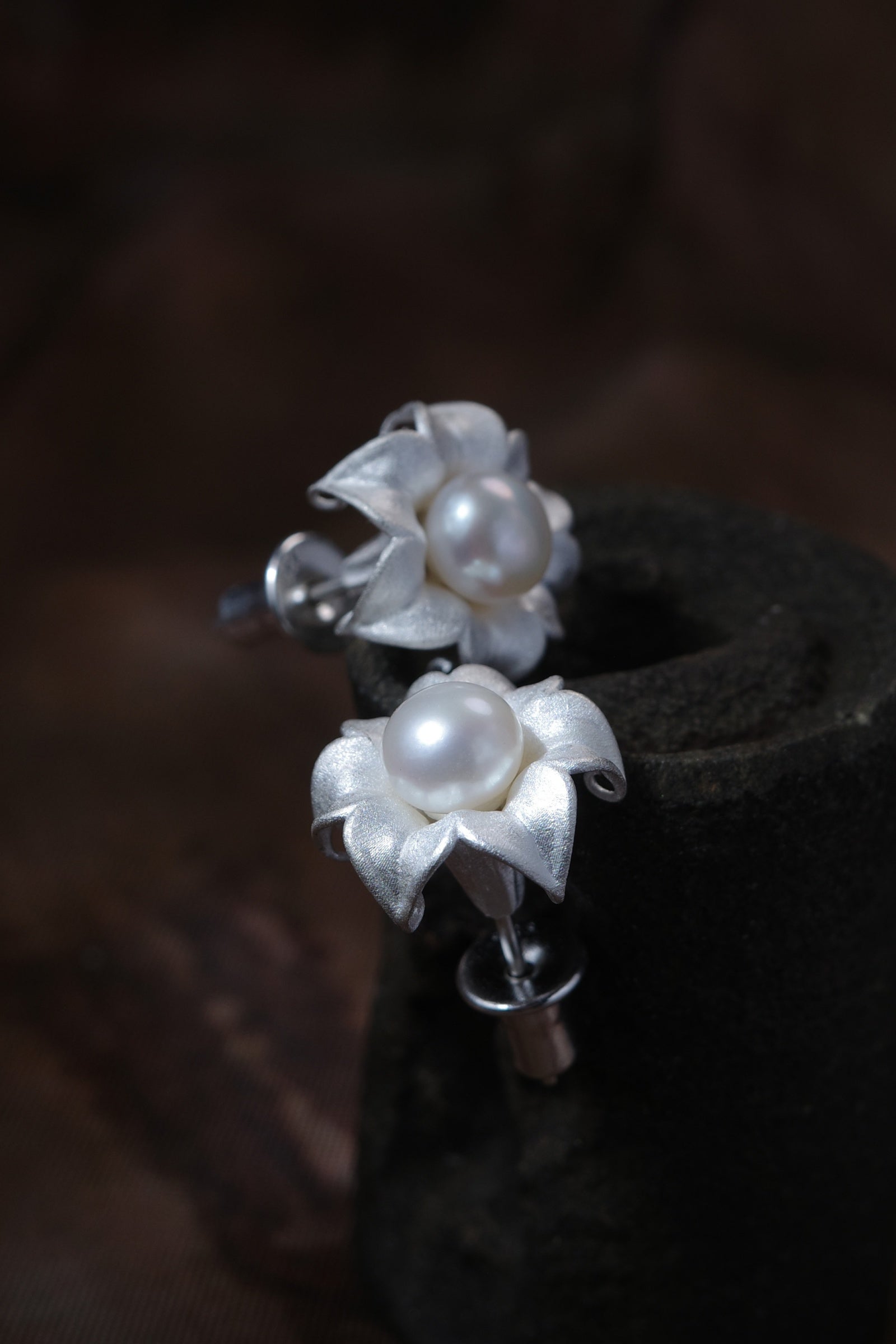 Datura Flower Earrings