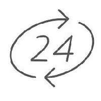 Circular arrows icon representing the AOKINSIDE return guarantee.