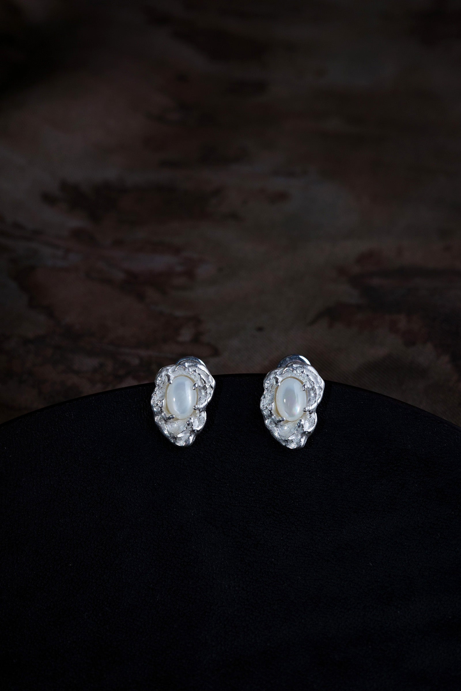 Jade Stream Studs