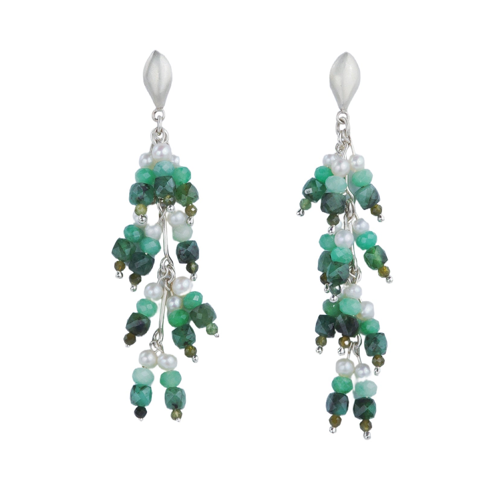 Green Berry Earrings